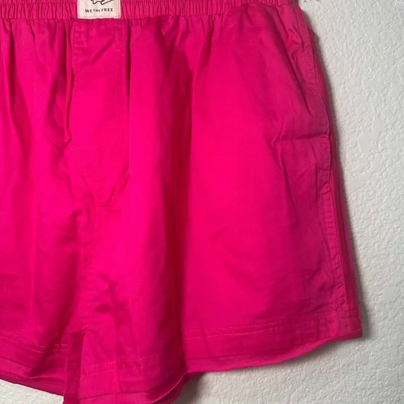 FREE PEOPLE DAY TO DAY SOLID BOXER SHORTS Medium - Picture 6 of 6